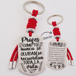 Regalos para profesores, llavero personalizado | Creasentidos