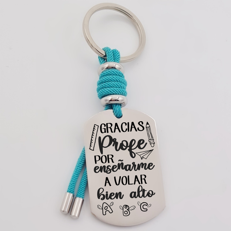 Regalos para profesores, llavero personalizado | Creasentidos