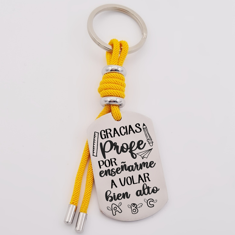 Regalos para profesores, llavero personalizado | Creasentidos