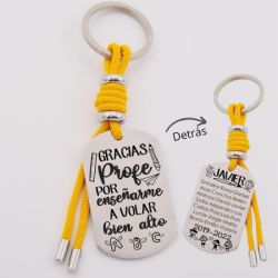 Regalos para profesores, llavero personalizado | Creasentidos