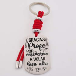 Regalos para profesores, llavero personalizado | Creasentidos