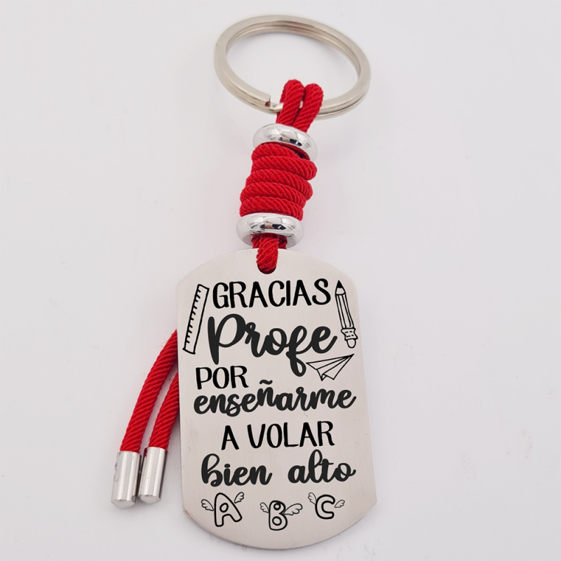 Regalos para profesores, llavero personalizado | Creasentidos