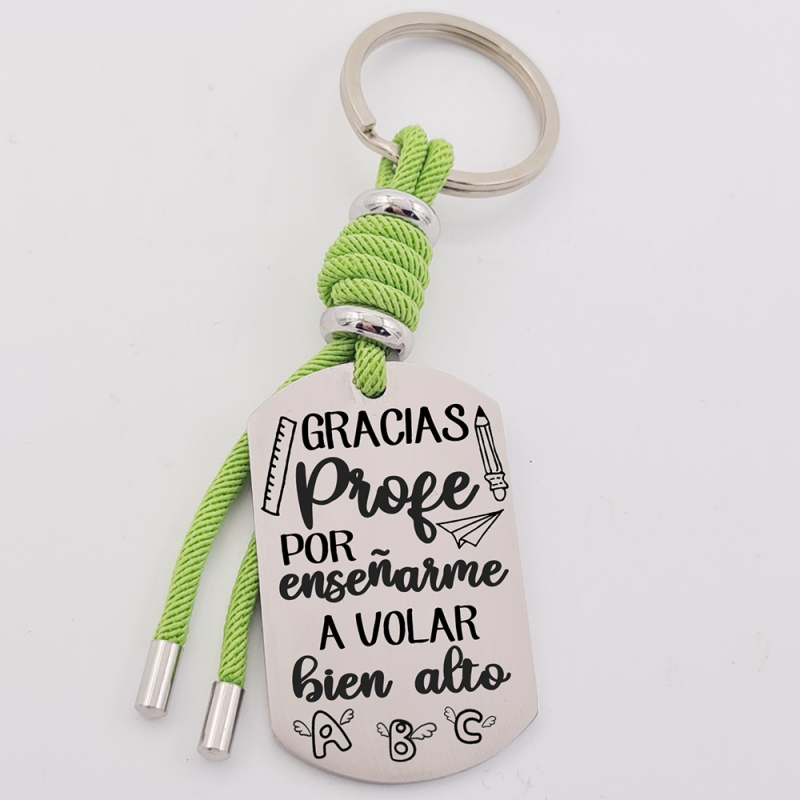 Regalos para profesores, llavero personalizado | Creasentidos