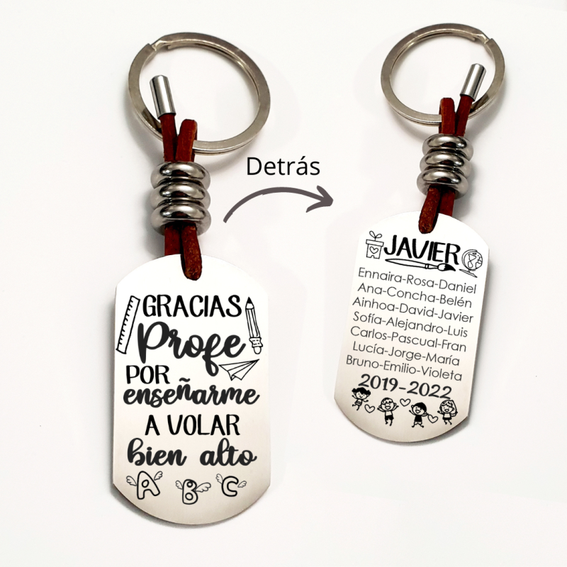 Regalos para profesores, llavero |Dcorazón