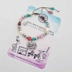 Regalos para profesores, fin de curso, pulsera | Dcorazón