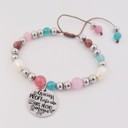 Regalos para profesores, fin de curso, pulsera | Dcorazón