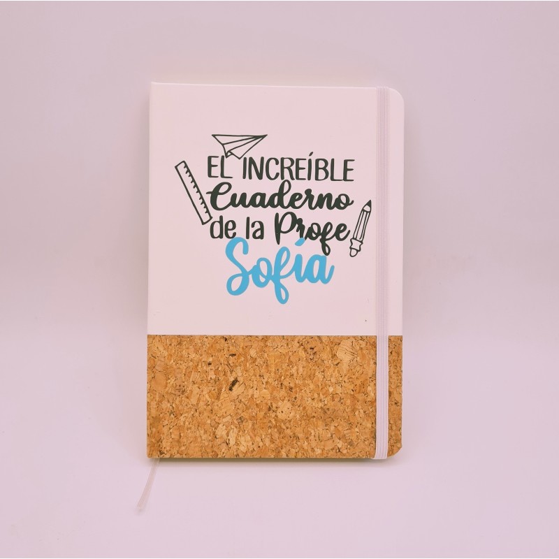 Regalos para profesores, libreta personalizada |Dcorazón