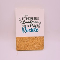 Regalos para profesores, libreta personalizada |Dcorazón