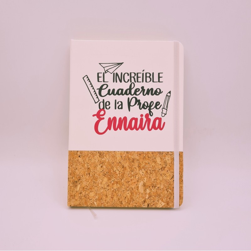 Regalos para profesores, libreta personalizada |Dcorazón