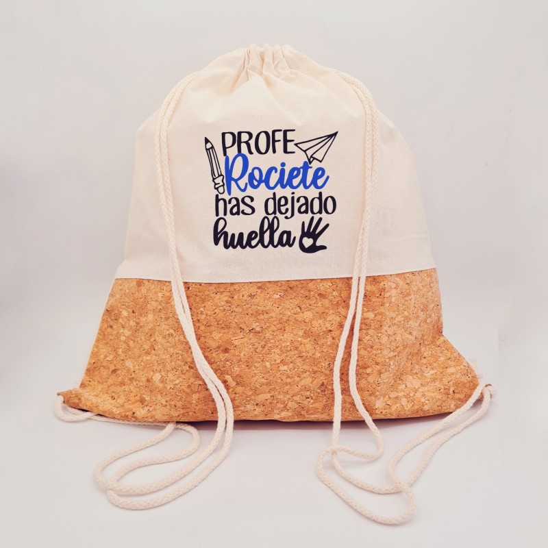 Regalos para profesores, mochila personalizada |Dcorazón