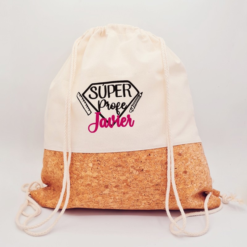 Regalos para profesores, mochila personalizada |Dcorazón