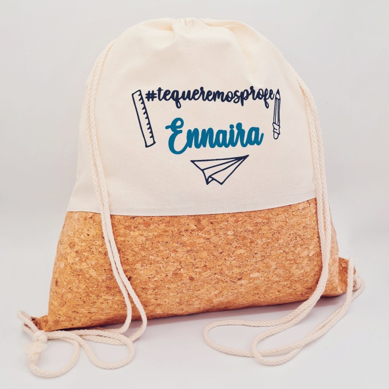 Regalos para profesores, mochila personalizada |Dcorazón