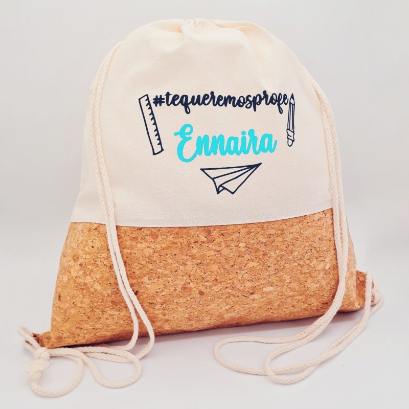 Regalos para profesores, mochila personalizada |Dcorazón