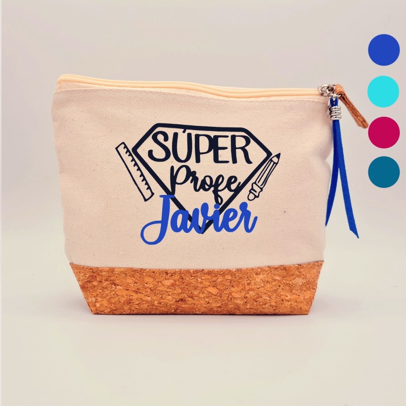 Regalos para profesores, neceser personalizado |Dcorazón