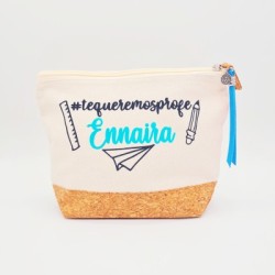 Regalos para profesores, neceser personalizado |Dcorazón