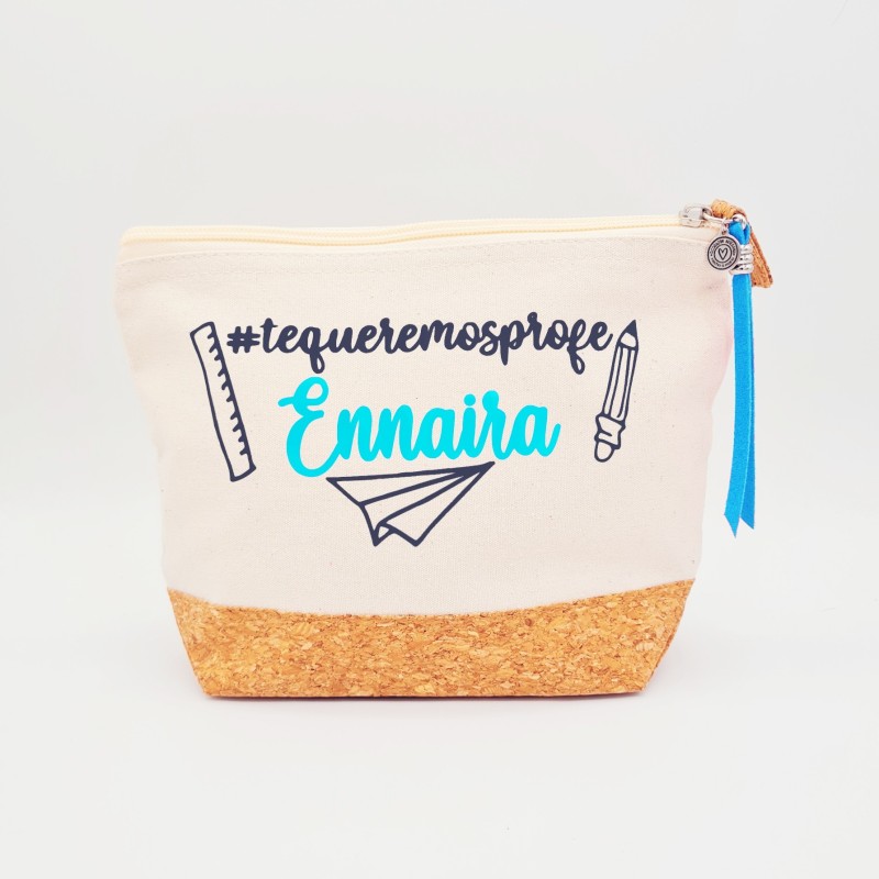 Regalos para profesores, neceser personalizado |Dcorazón