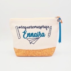 Regalos para profesores, neceser personalizado |Dcorazón