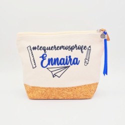 Regalos para profesores, neceser personalizado |Dcorazón