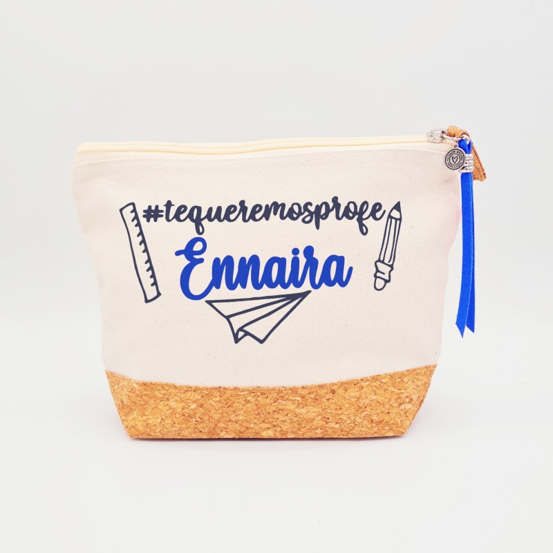 Regalos para profesores, neceser personalizado |Dcorazón