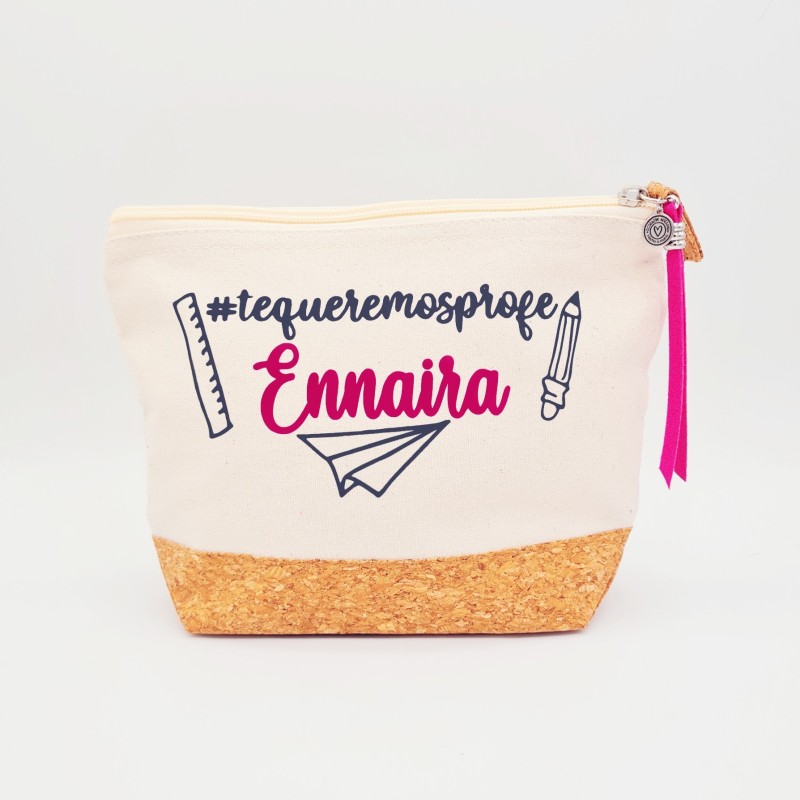 Regalos para profesores, neceser personalizado |Dcorazón