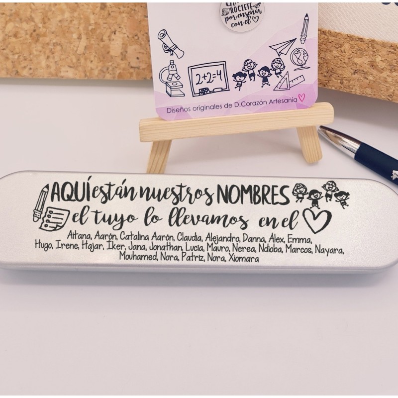 Regalos para profesores, mochila personalizada |Dcorazón