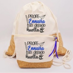 Regalos para profesores, mochila personalizada |Dcorazón