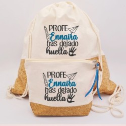 Regalos para profesores, mochila personalizada |Dcorazón