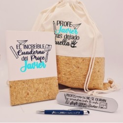 Regalos para profesores, mochila personalizada |Dcorazón