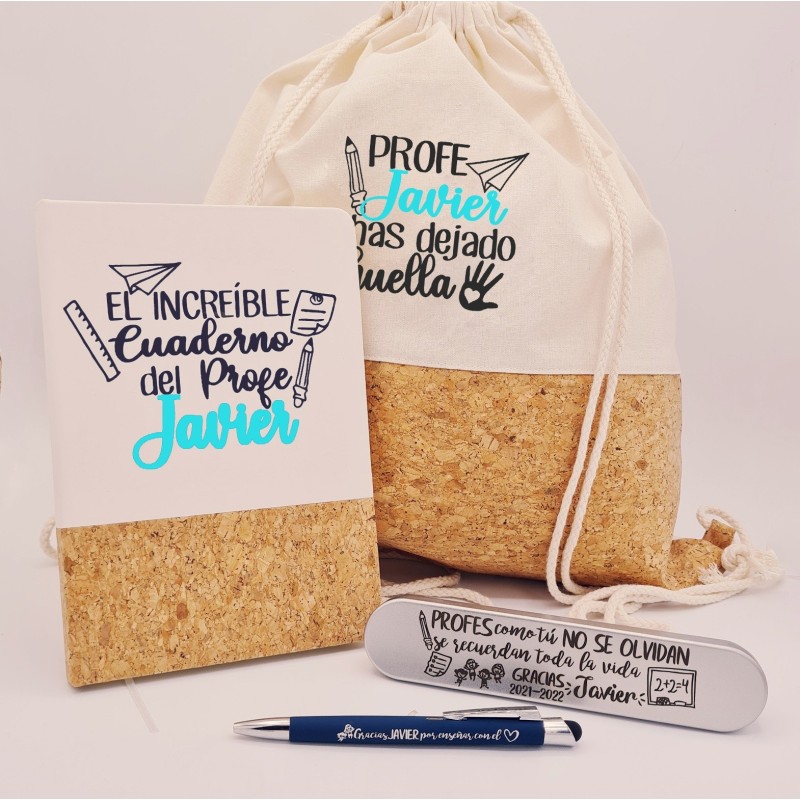 Regalos para profesores, mochila personalizada |Dcorazón