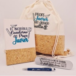 Regalos para profesores, mochila personalizada |Dcorazón