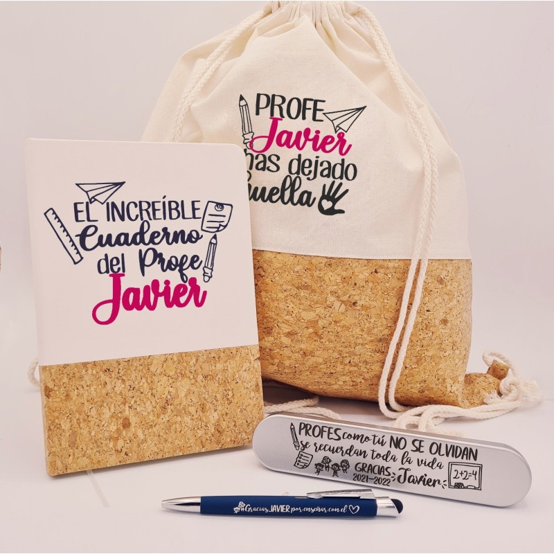 Regalos para profesores, mochila personalizada |Dcorazón