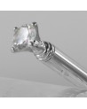 Bol├¡grafo con cristal tallado en forma de diamante | Creasentidos.es