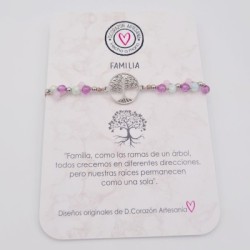 Pulsera modelo árbol de la vida.