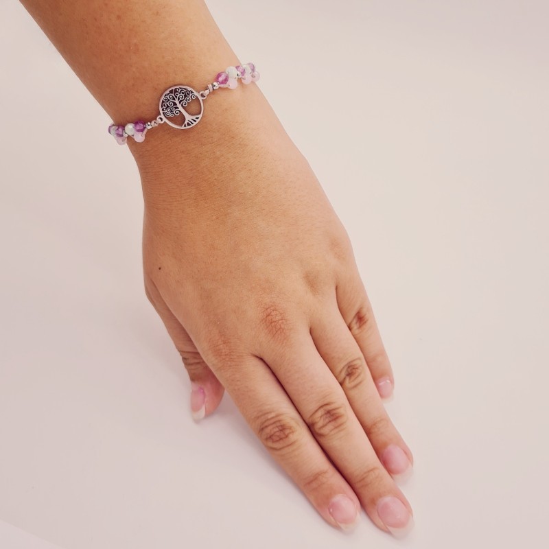 Pulsera modelo árbol de la vida.