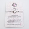 Pulsera HOWLITA, ajustable para todas las tallas, acero inoxidable.