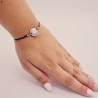 Pulsera PIEDRA LUNA, ajustable para todas las tallas, acero inoxidable.