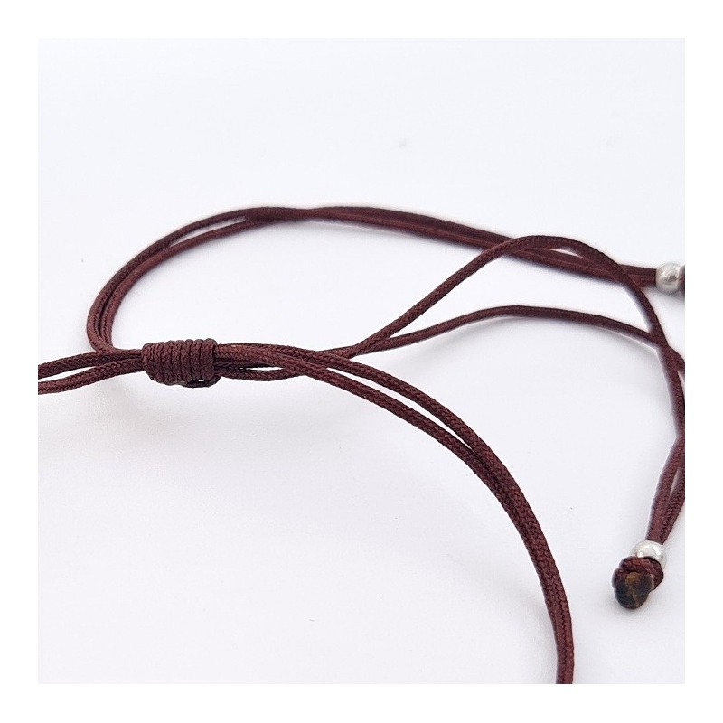 Pulsera CUARZO CRISTAL, ajustable para todas las tallas, acero inoxidable.