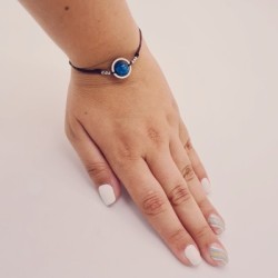 Pulsera APATITO, ajustable para todas las tallas, acero inoxidable.