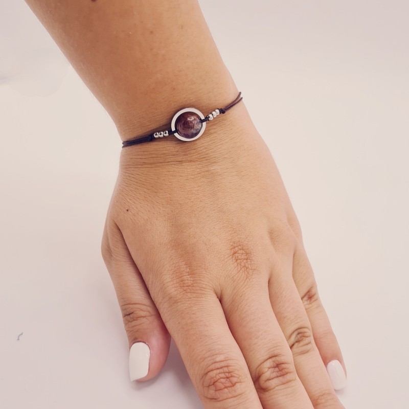 Pulsera SÚPER 7, ajustable para todas las tallas, acero inoxidable.