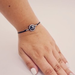 Pulsera HEMATITES, ajustable para todas las tallas, acero inoxidable.