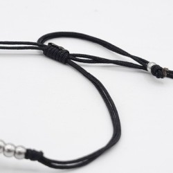 Pulsera HEMATITES, ajustable para todas las tallas, acero inoxidable.