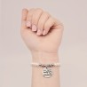 Pulsera perlas personalizada con el texto que quieras |Dcorazon