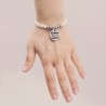 Pulsera perlas personalizada con el texto que quieras |Dcorazon