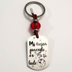 Llavero mi LUGAR FAVORTIO es a tu lado.