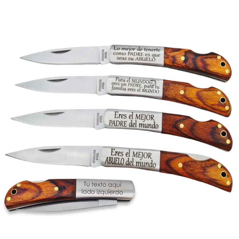 Navaja personalizada con tu texto | Dcorazón
