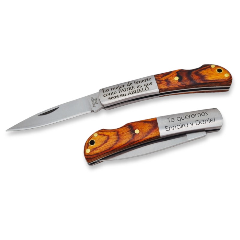 Navaja personalizada con tu texto | Dcorazón