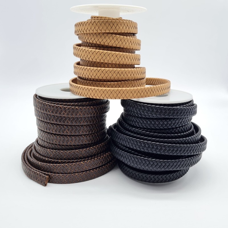 Recambio cuero plano trenzado | Dcorazon