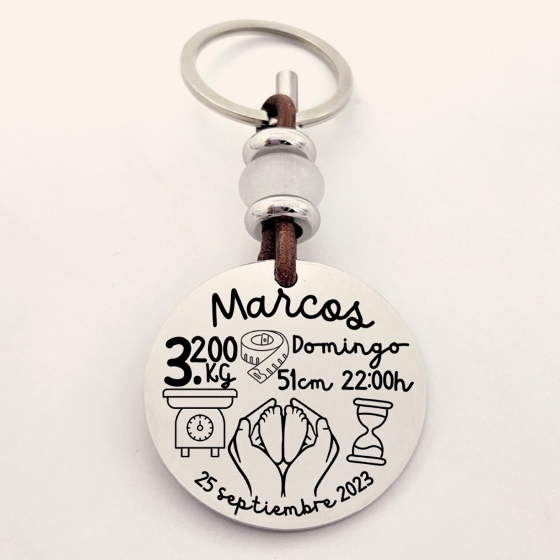 Llavero Natalicio | Dcorazon