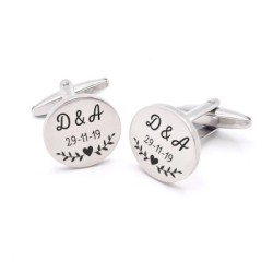 Gemelos personalizados para bodas | Dcorazon