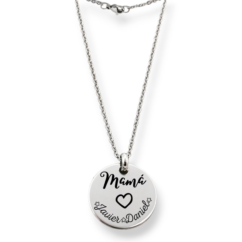 Collar con nombres de niños | Dcorazon